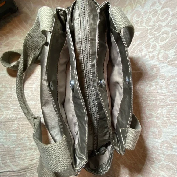 Kipling Metallic Pewter Elysia Bag - Picture 13 of 16